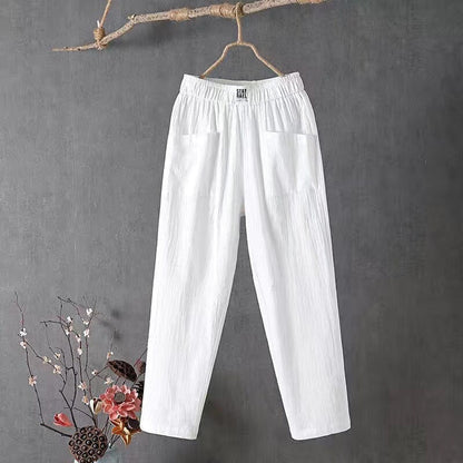 OLIVIA - Linen blend Trousers