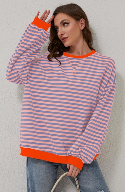 Amiria | Striped oversized jumper