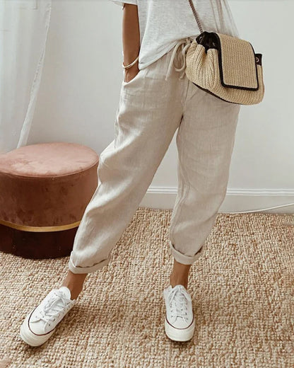 LUCY - Anti-Sweat Luxe Cotton Pants