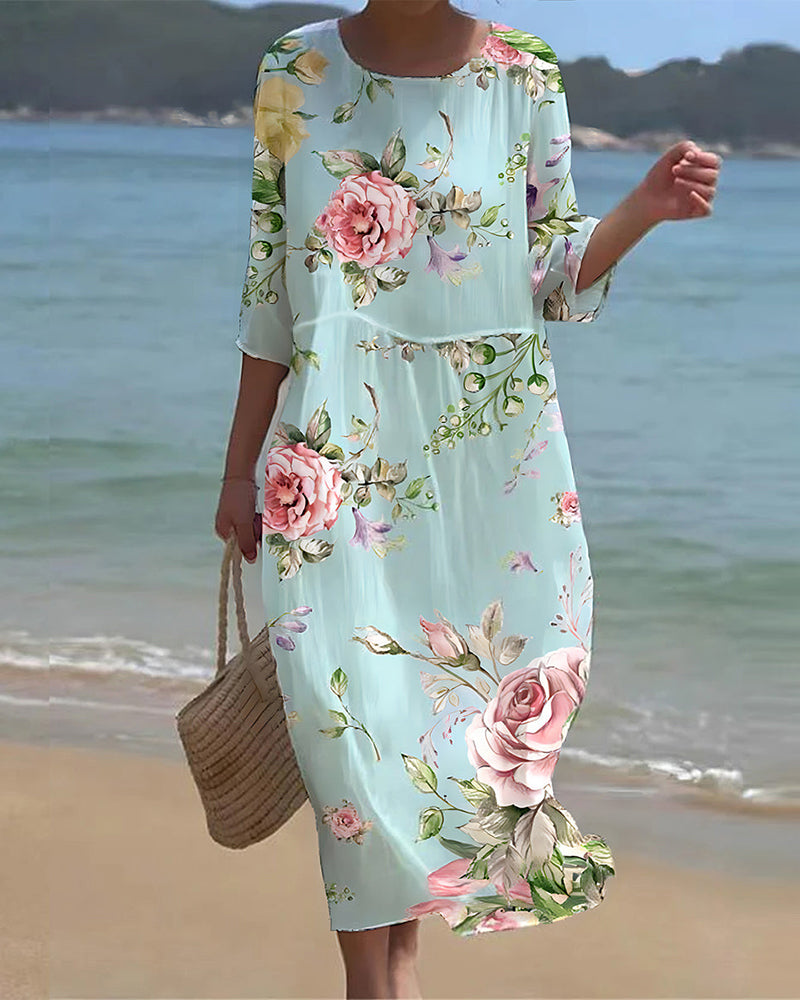 Miranda | Elegant Floral Dress