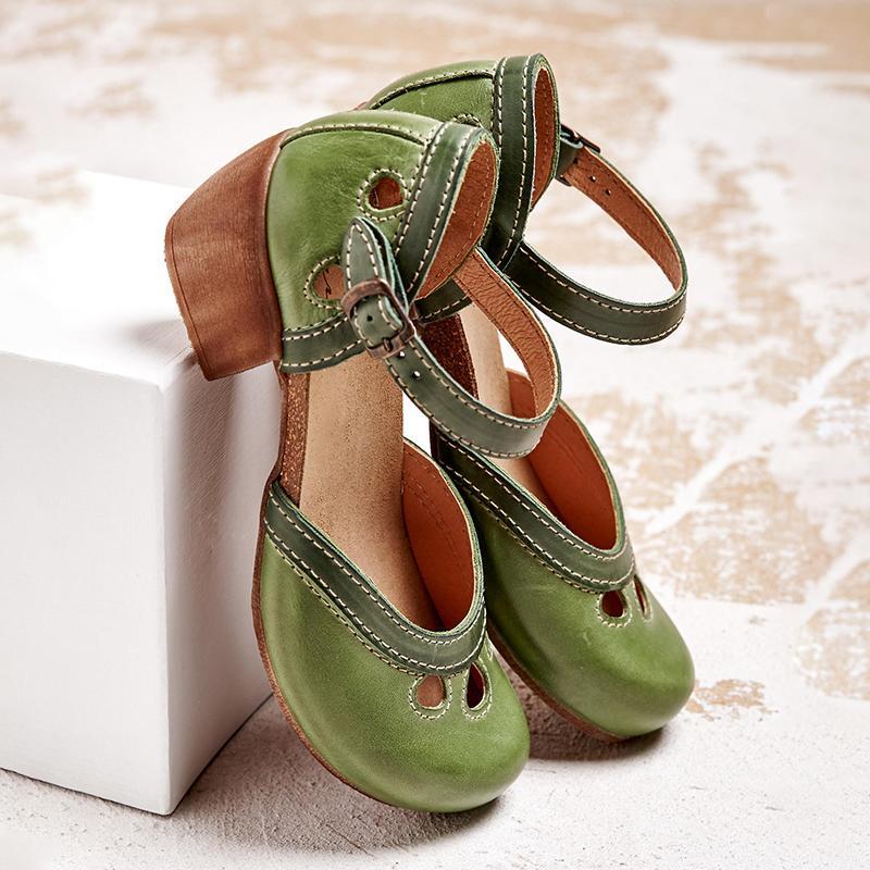 ALEXIS | LOW HEEL ORTHOPEDIC SANDALS