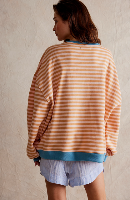 MAYA™ | Gestreifter Oversize-Pullover