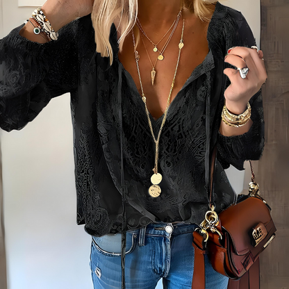 Sophie - Bohemian Lace Blouse