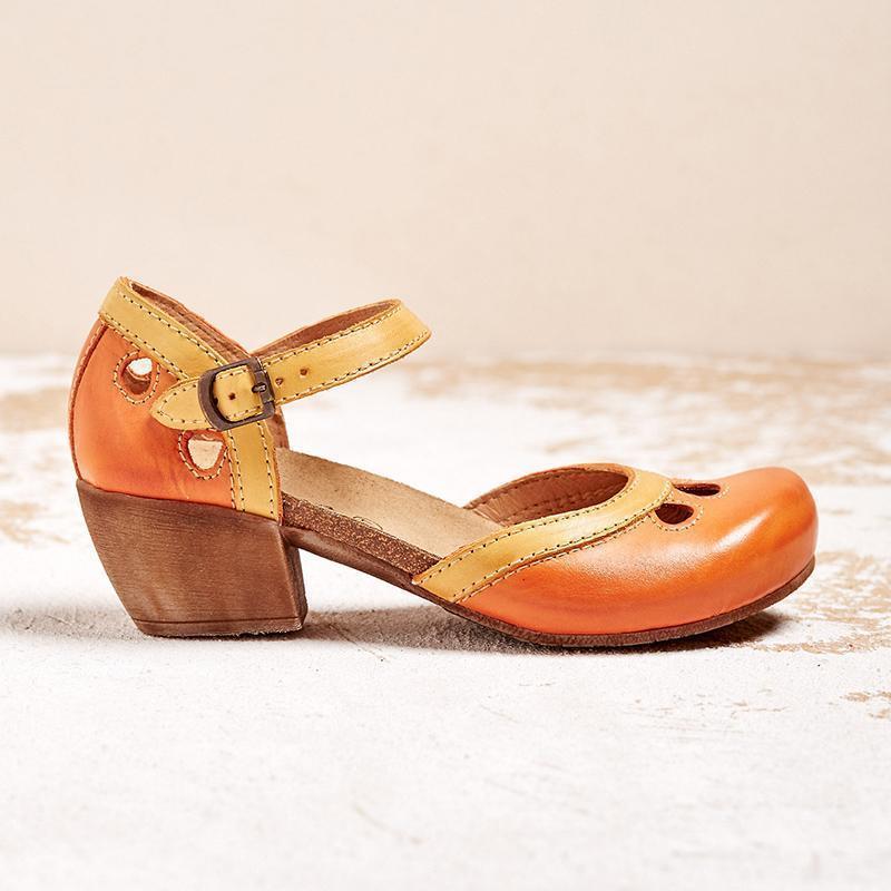 ALEXIS | LOW HEEL ORTHOPEDIC SANDALS