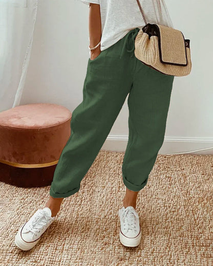 LUCY - Anti-Sweat Luxe Cotton Pants