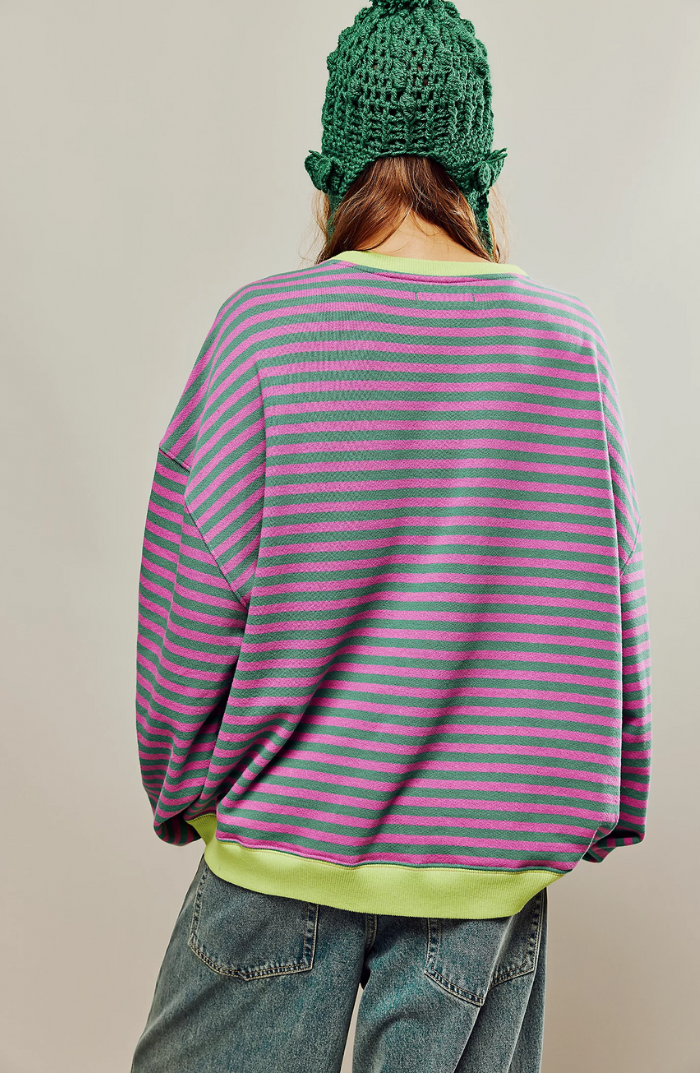 Amiria | Striped oversized jumper