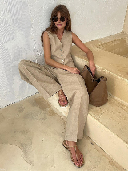 Sophia | All-Day Comfort Cotton-Linen Set