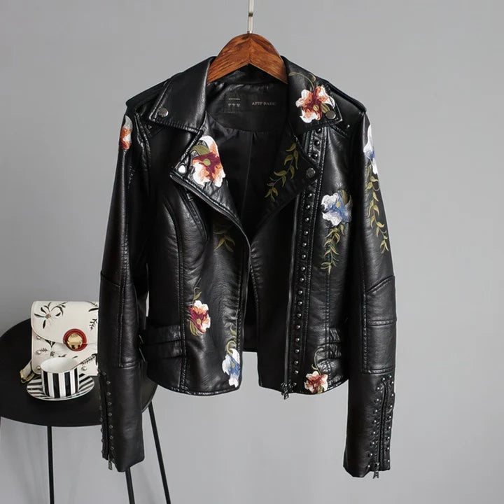 Evie | Vegan Leather Jacket For Women