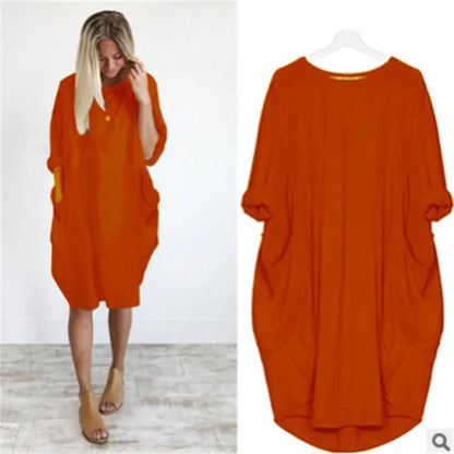 Cara | Elegant Tummy Covering Dress