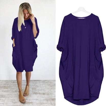 Cara | Elegant Tummy Covering Dress