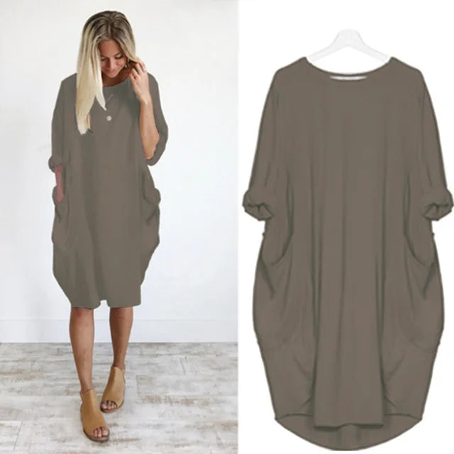 Cara | Elegant Tummy Covering Dress