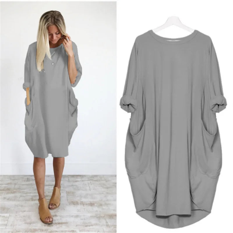 Cara | Elegant Tummy Covering Dress