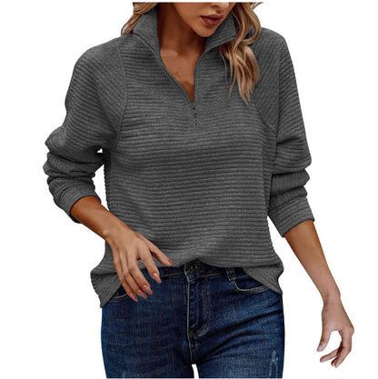 Jasmijn - Comfortable Half Zip sweater