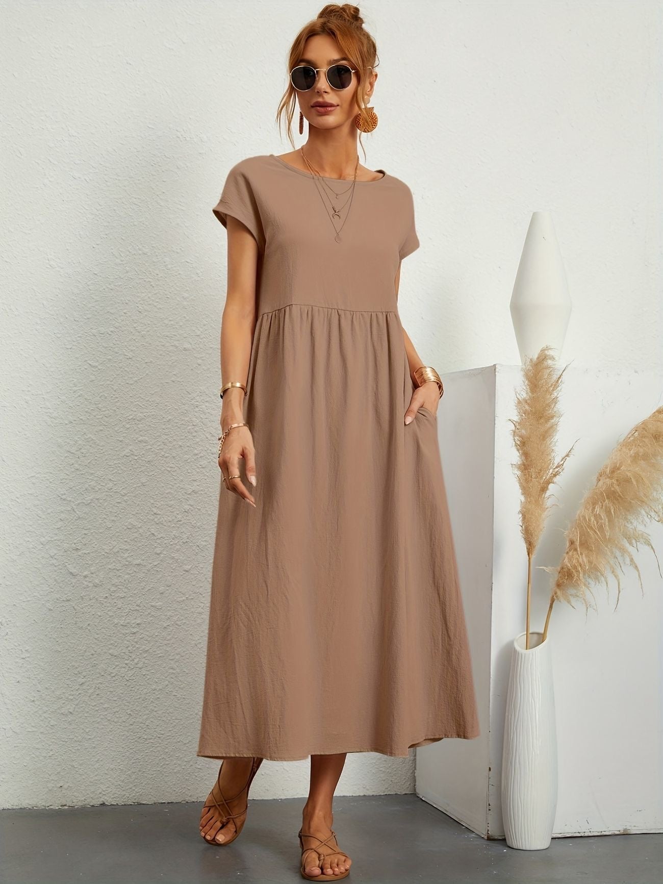 Celene | Tummy Covering Casual Dress