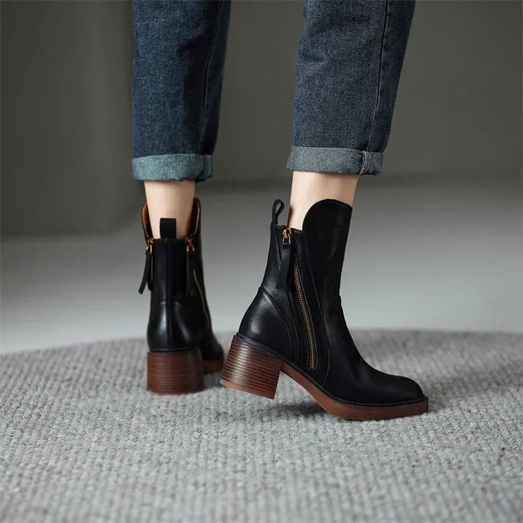 Kay | Premium leather ankle boots