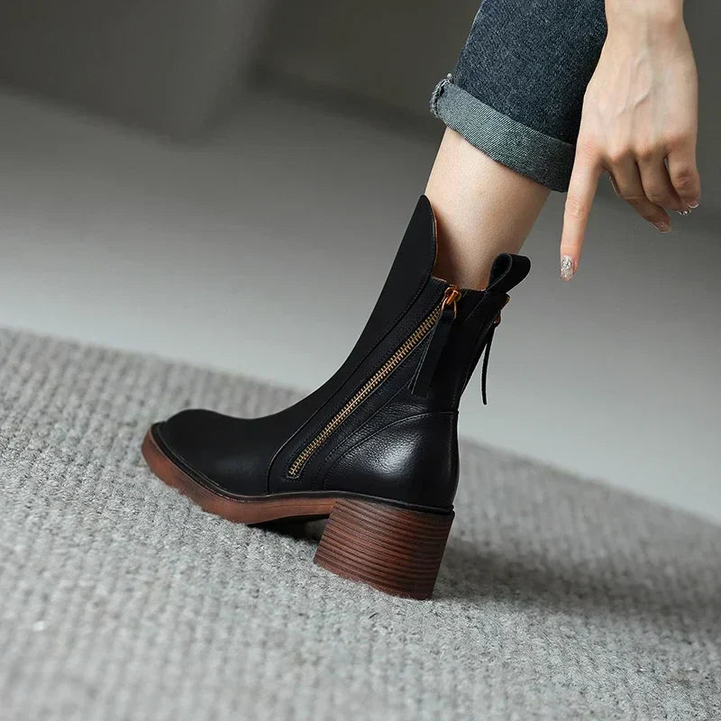 Kay | Premium leather ankle boots