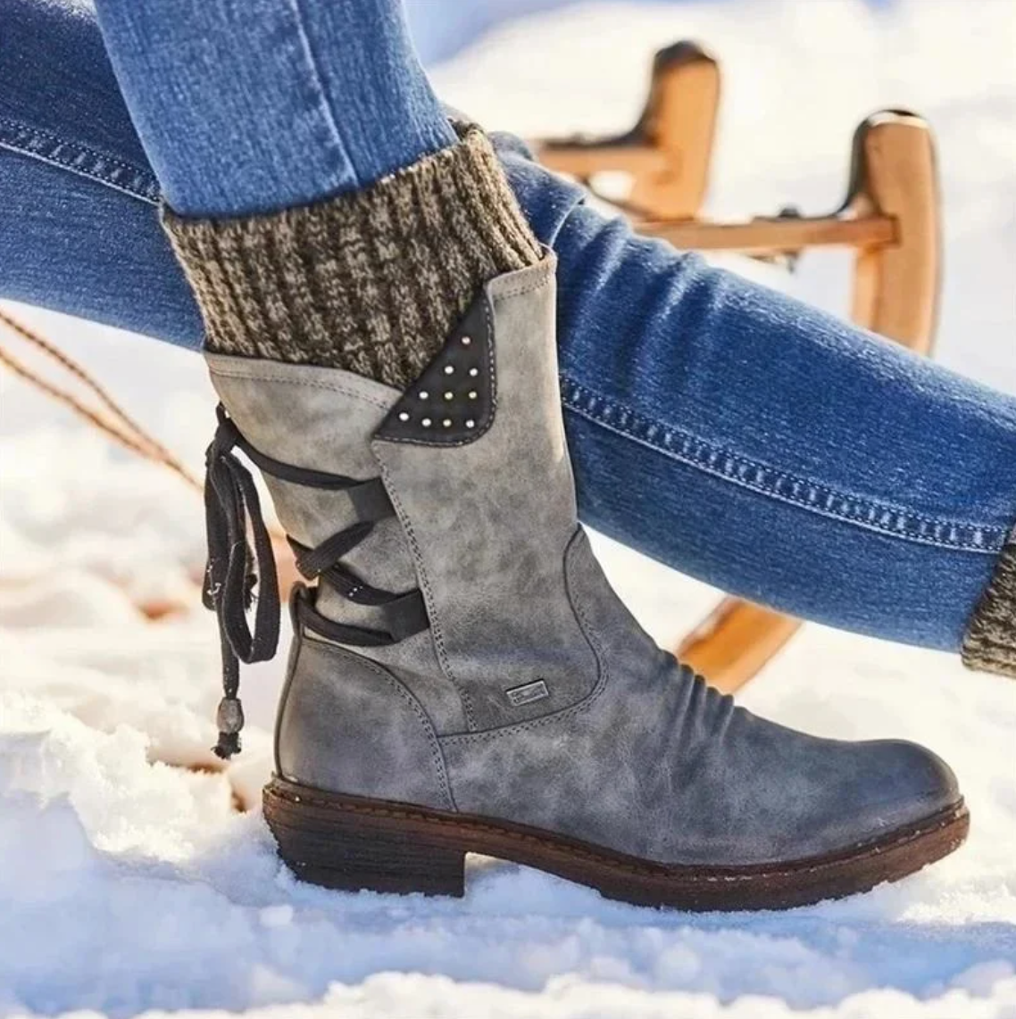 Julia | Winter Boots with Wool and Orthopedic Lower Back Support