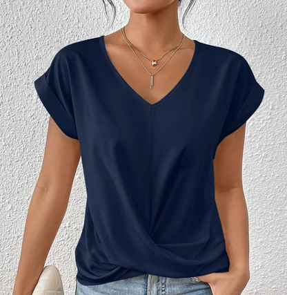 Sally - V-Neck Belly Covering Top (Buy 1 Get 1 Free)