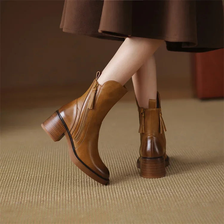 Kay | Premium leather ankle boots