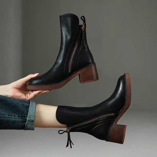 Kay | Premium leather ankle boots