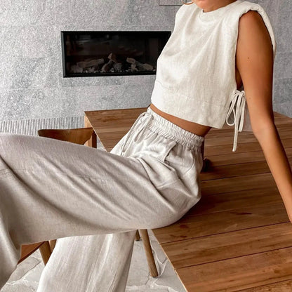 Barbara | Linen Pant Set