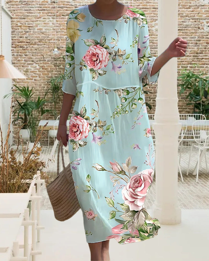 Miranda | Elegant Floral Dress