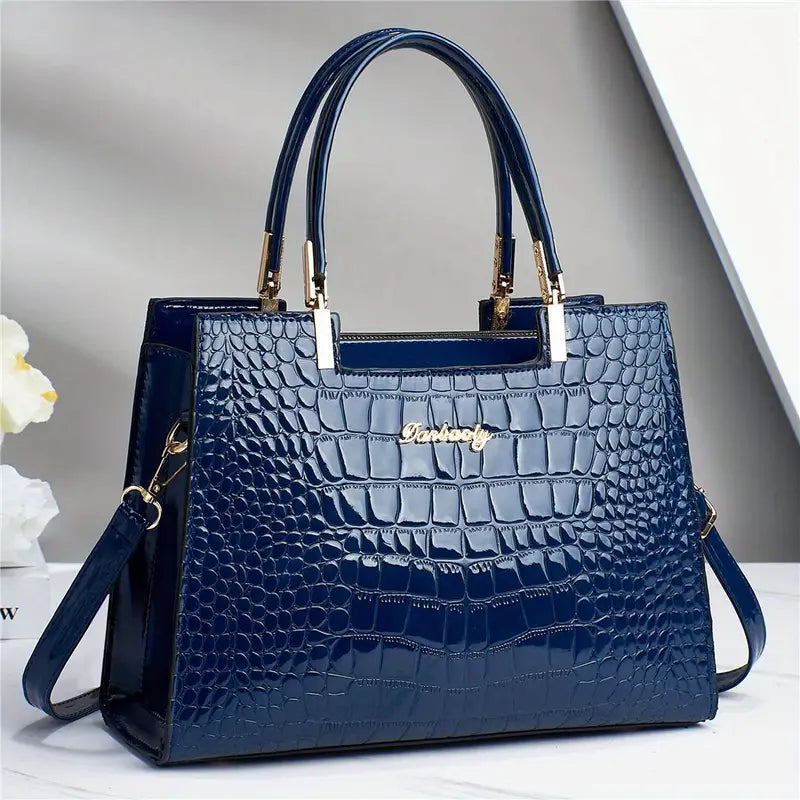 Scarlett | Crocodile Pattern Handbag