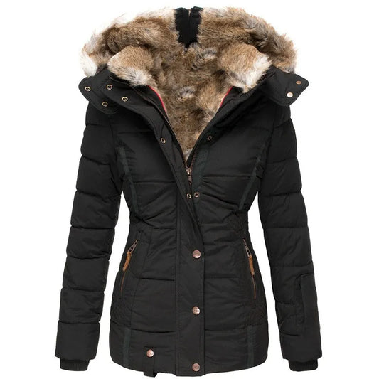 Nyrie | Fur-lined winter jacket